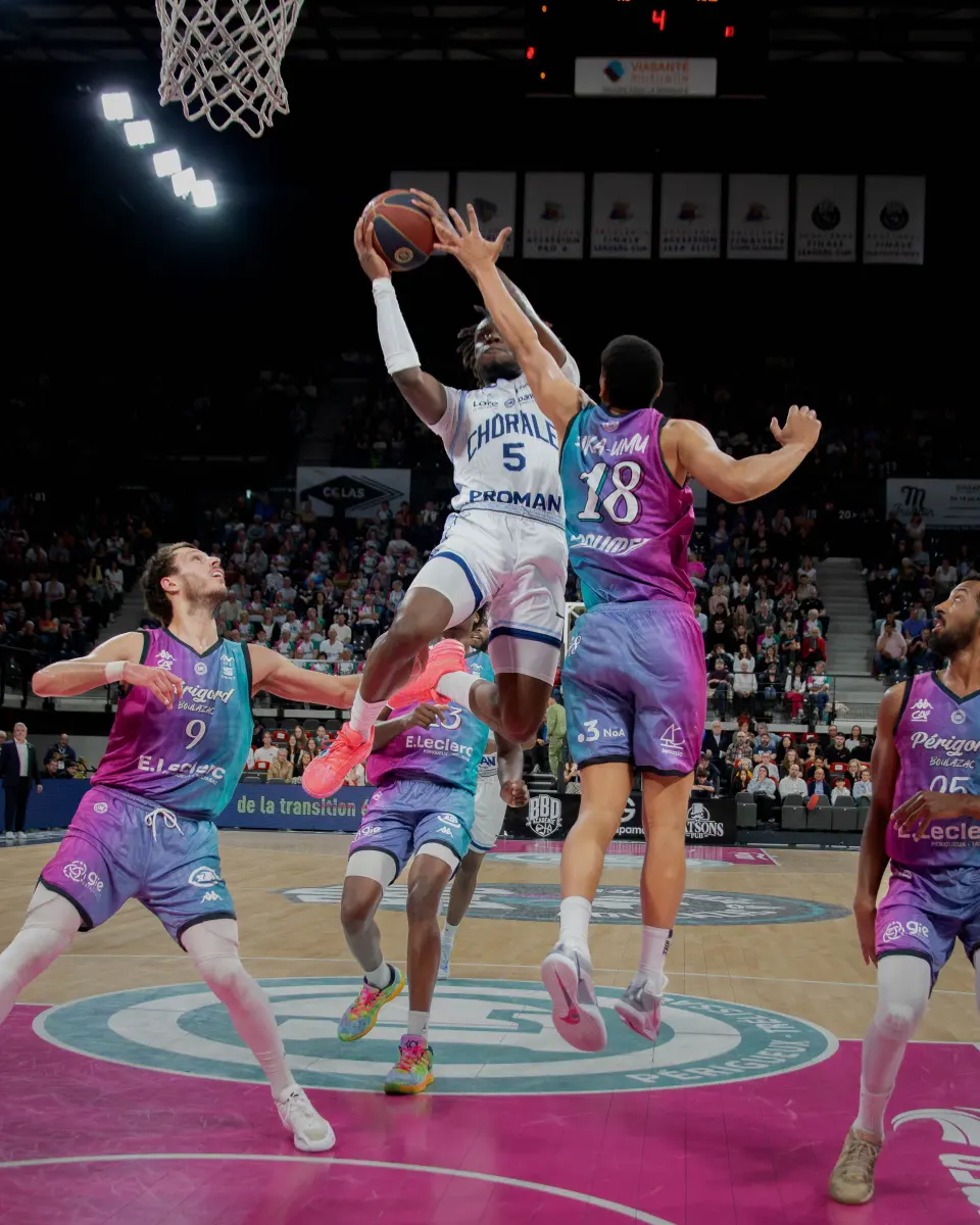 BBD vs Roannes · Basketball · Le Palio, Boulazac — photo 14